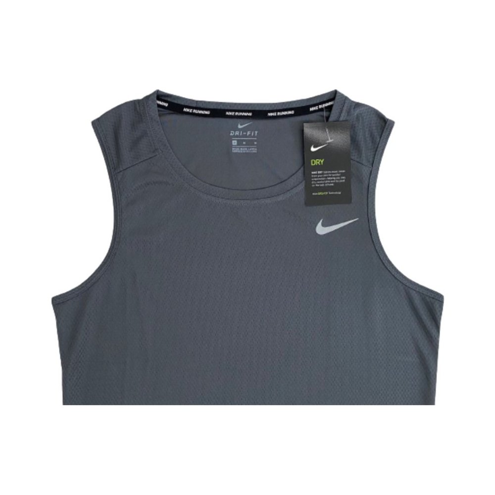 NWT Nike Dri-Fit Men's Training Running Tank Top Color Gray Size XXL - Picture 2 of 4